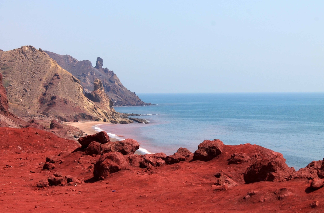Hormuz Island Red Beach