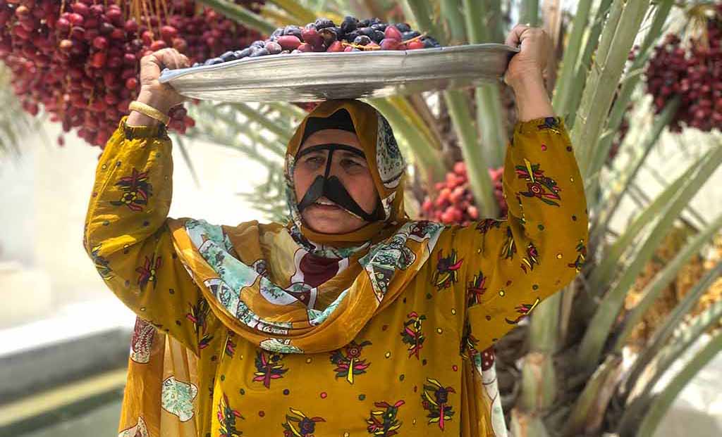 برقع محلی صنایع دستی قشم